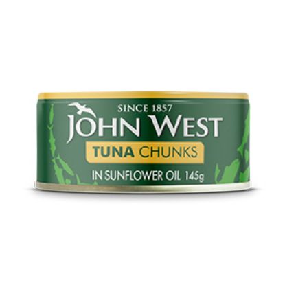 Picture of JWEST Tuna Chunks  Oil 145g x12